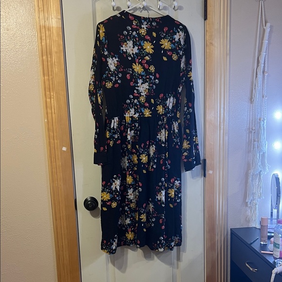 Floral Black Dress - Picture 2 of 3